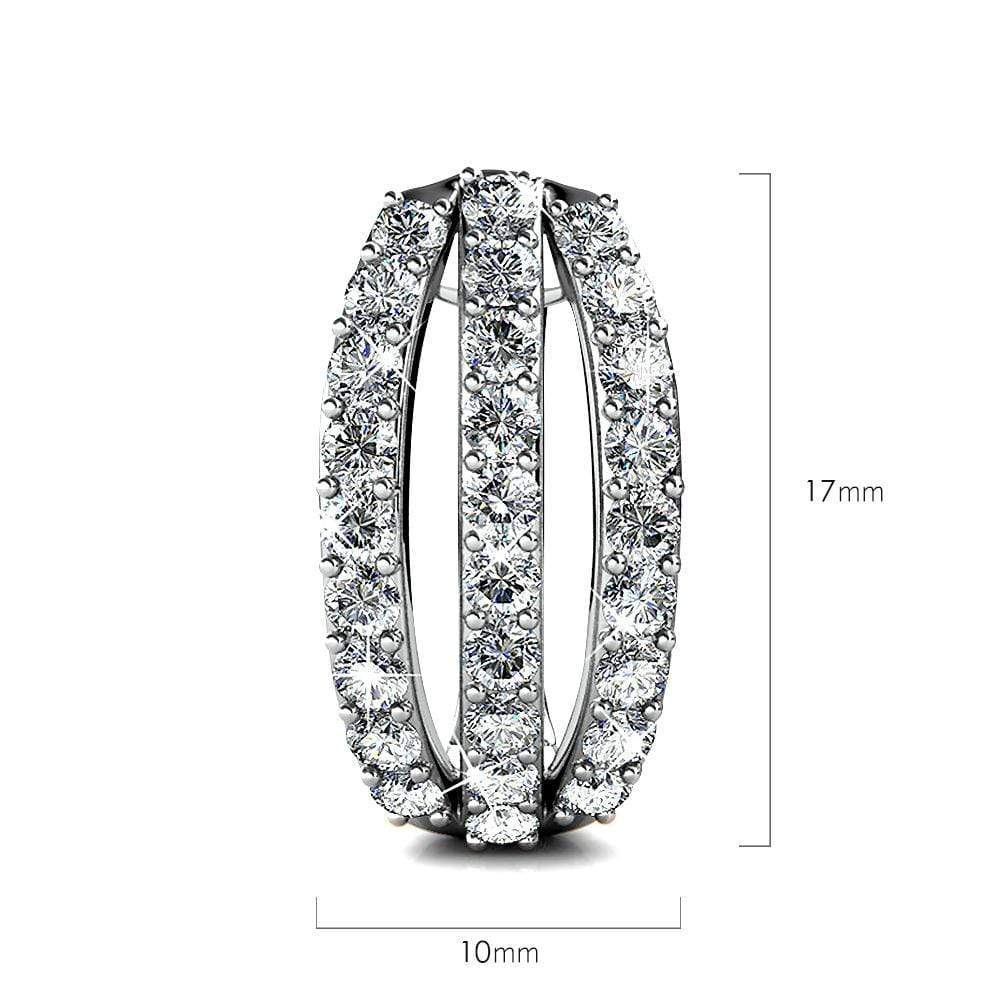 3 Row Arch Earrings