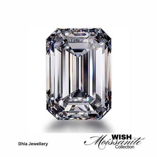 Moissanite - Emerald Cut
