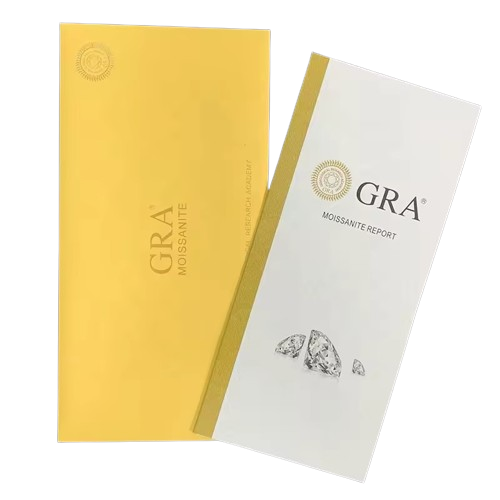 Moissanite Pear Cut- GRA Certificate