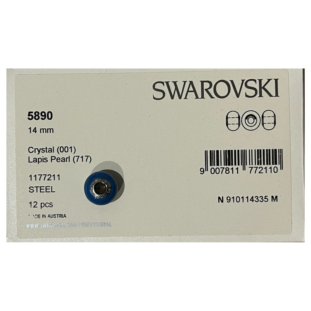 Swarovski 5890 BeCharmed Beads- Crystal Lapis Pearl