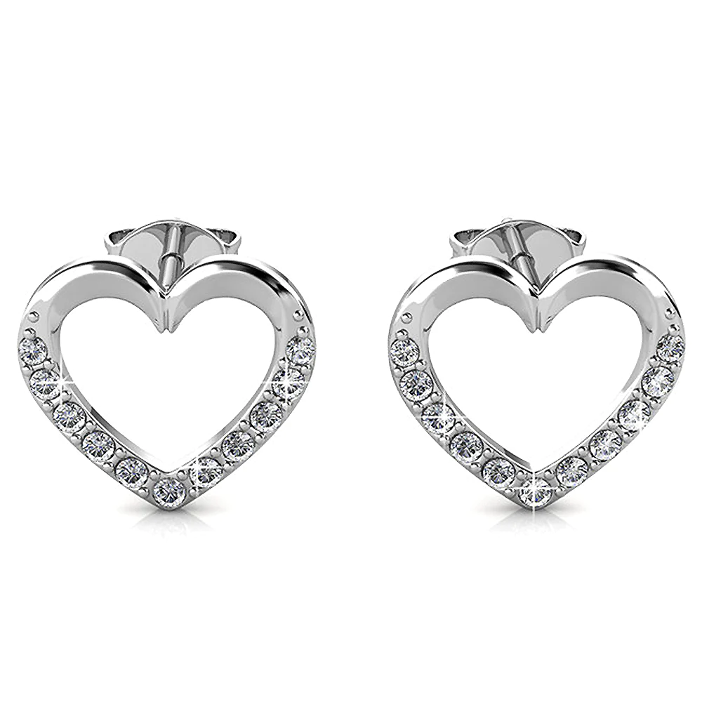 Heart Stud Earrings