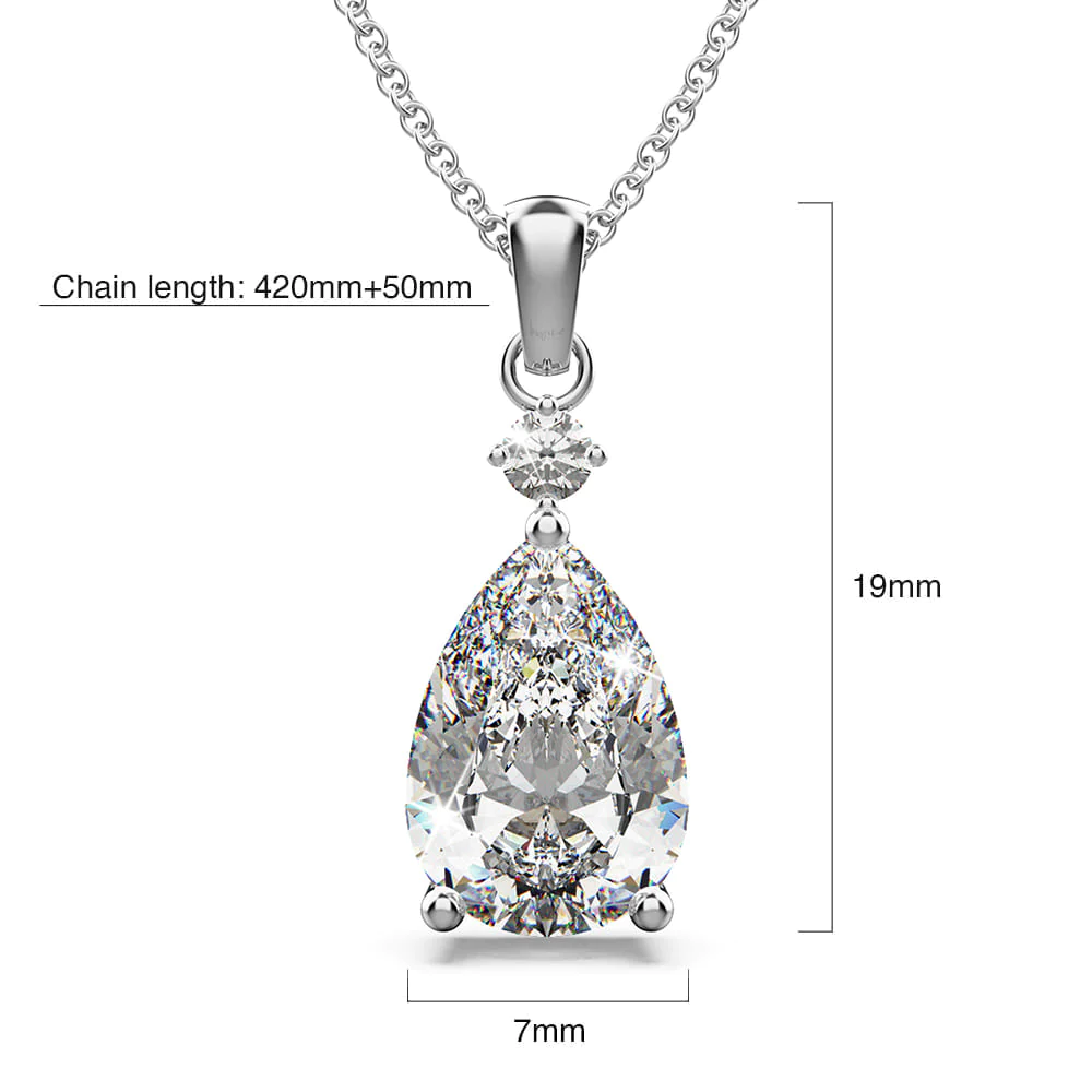 Pear Shaped Drop Necklace