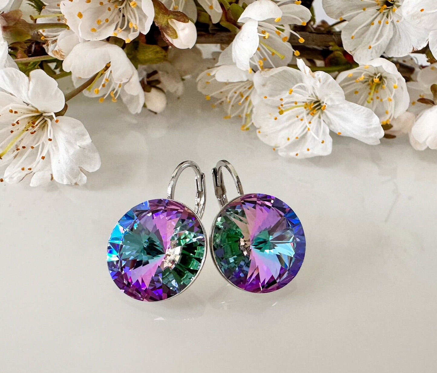 Vitrail Light Crystal Swarovski Earrings