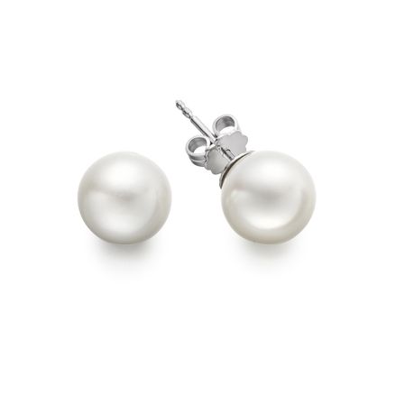 Dhia Pearl Earrings with Crystals from Swarovski