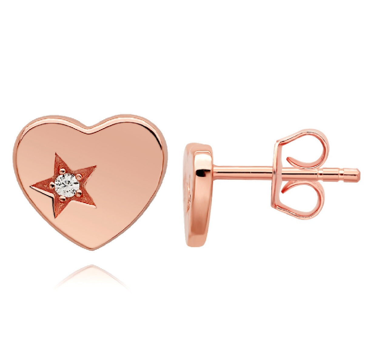 Cupid Heart EarringsExpress your love with these Cupid Heart Earrings. Featuring clear Swarovski Zirconia, they're a timeless way to show your affection. Crafted with the finest materiaEarringsDJ007Dhia JewelleryCupid Heart Earrings