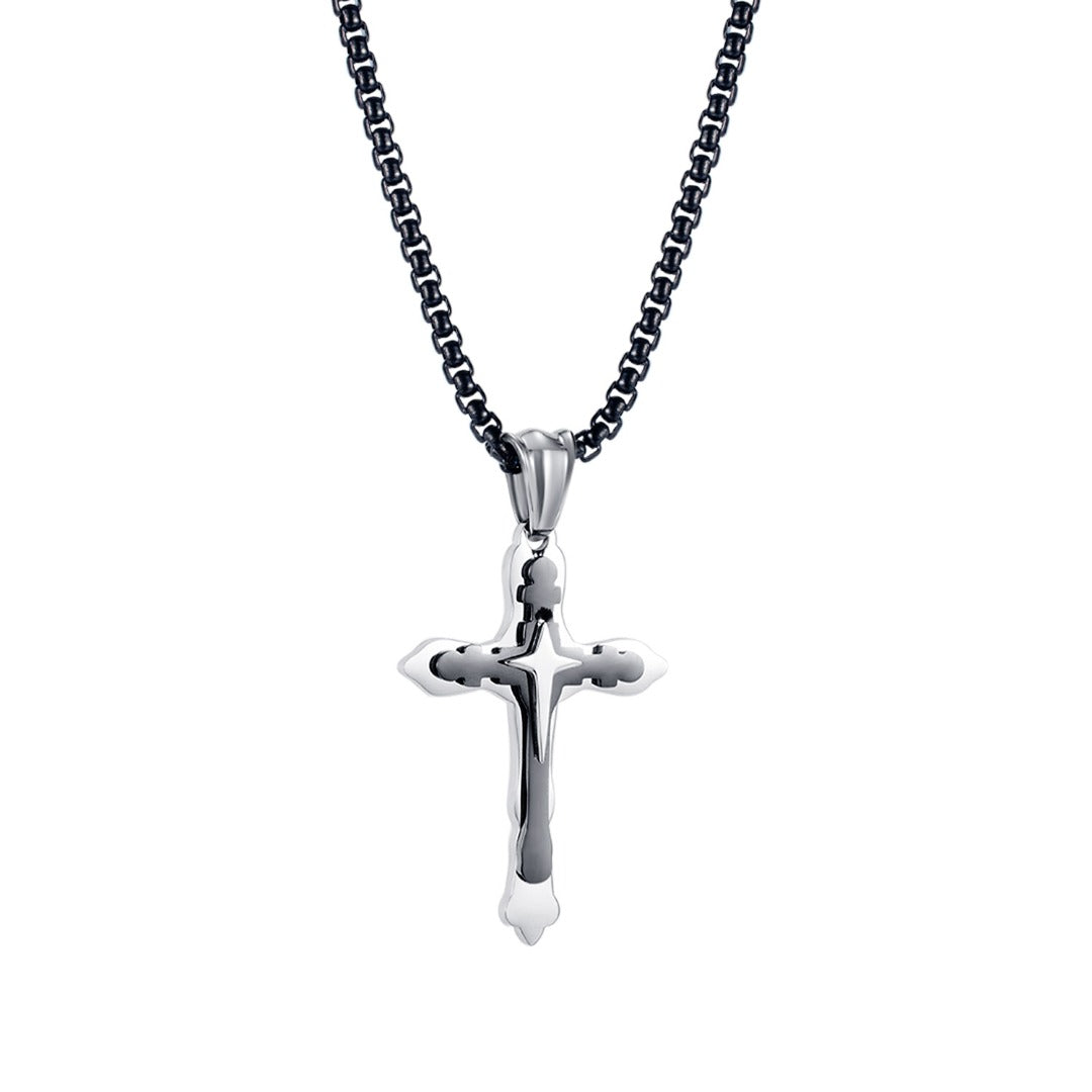 Men's Multilayer Cross Necklace