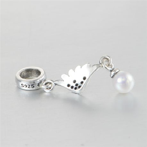 Dhia S925 Teardrop Angel Wings Charm/Pendant
