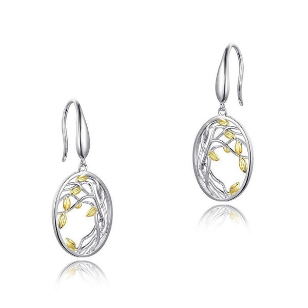 Tree Of Life Drop Earrings