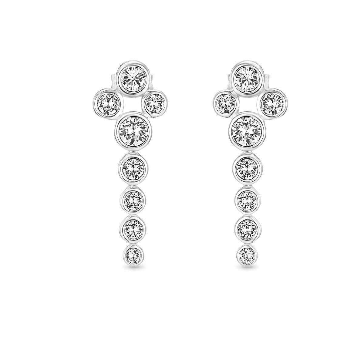 Waterfall Earrings with Crystals from Swarovski
