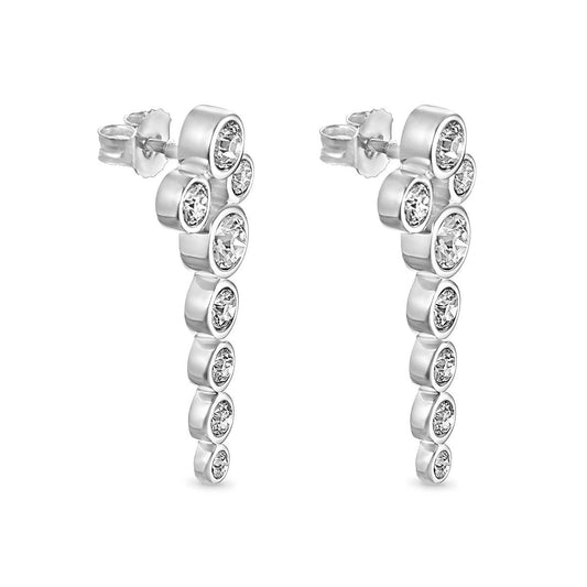 Dhia Waterfall Earrings with Crystals from Swarovski