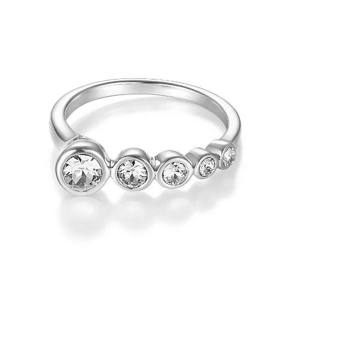 Waterfall Ring embellished with Crystals From SwarovskiThis unique Dhia Waterfall Ring is made from Sterling Silver and embellished with Crystals From Swarovski. It is a beautiful piece of jewelry that will enhance any oDhia JewelleryDhia JewelleryWaterfall Ring embellished