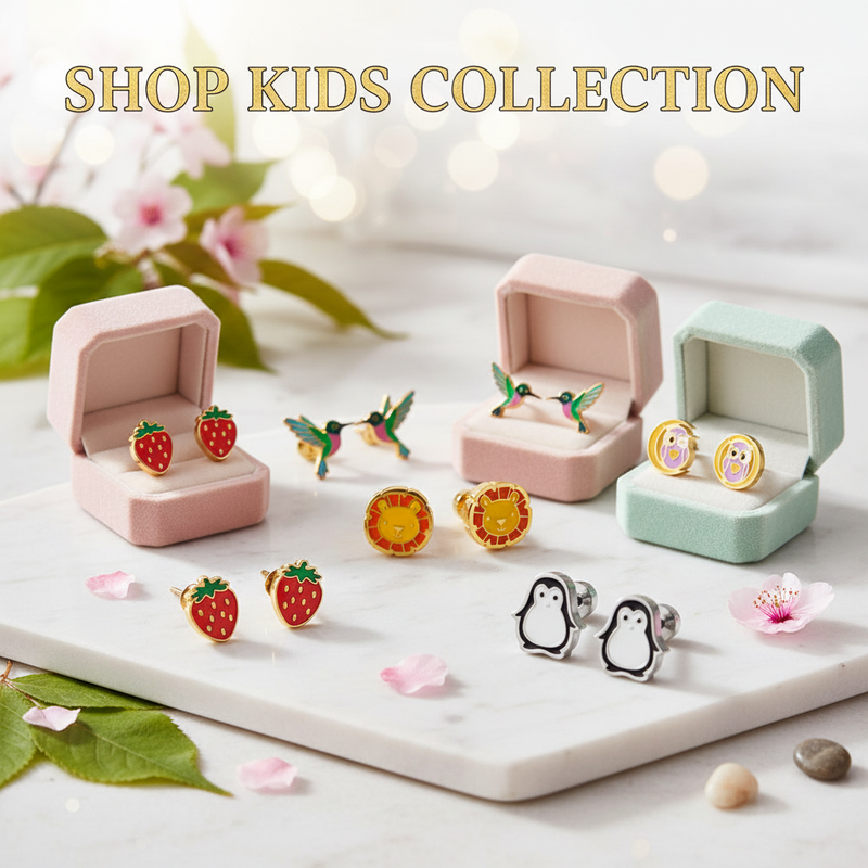 Kids jewellery South Africa — hypoallergenic children's earrings and bracelets — Dhia Jewellery