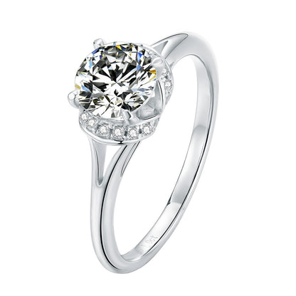 Dhia Privé Solitaire Brilliance S925 Sterling Silver Ring – 1.0ct Moissanite