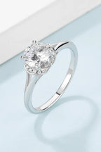 Dhia Privé Solitaire Brilliance S925 Sterling Silver Ring – 1.0ct Moissanite