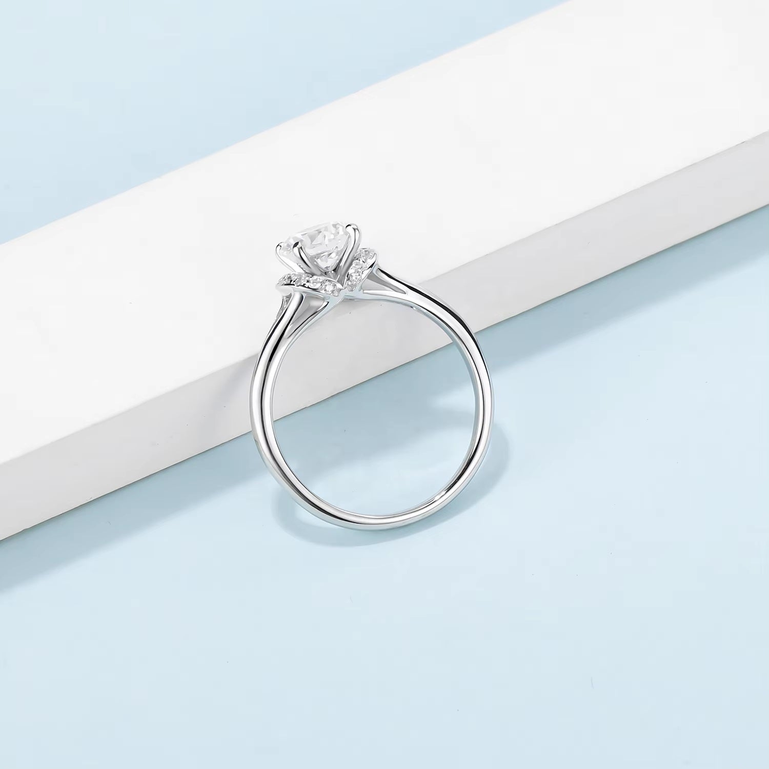 Dhia Privé Solitaire Brilliance S925 Sterling Silver Ring – 1.0ct Moissanite
