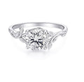 2CT Moissanite S925 Leaf Design Ring