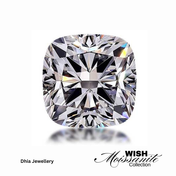 Moissanite - Cushion Cut