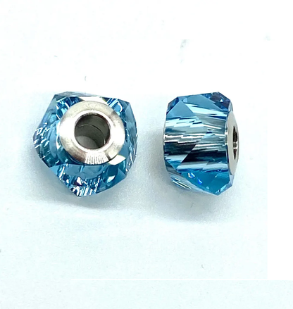Swarovski Elements 5920 Helix Crystal - Aquamarine