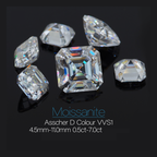 Moissanite - Asscher Cut