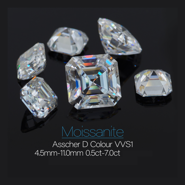 Moissanite - Asscher Cut