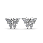 Butterfly Earrings Embellished with Swarovski® Crystals