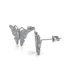Butterfly Earrings Embellished with Swarovski® Crystals