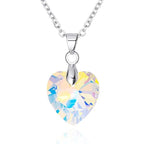 Dhia Crystal Heart Pendant with Crystals from Swarovski