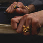 Lion Twin Head Ring