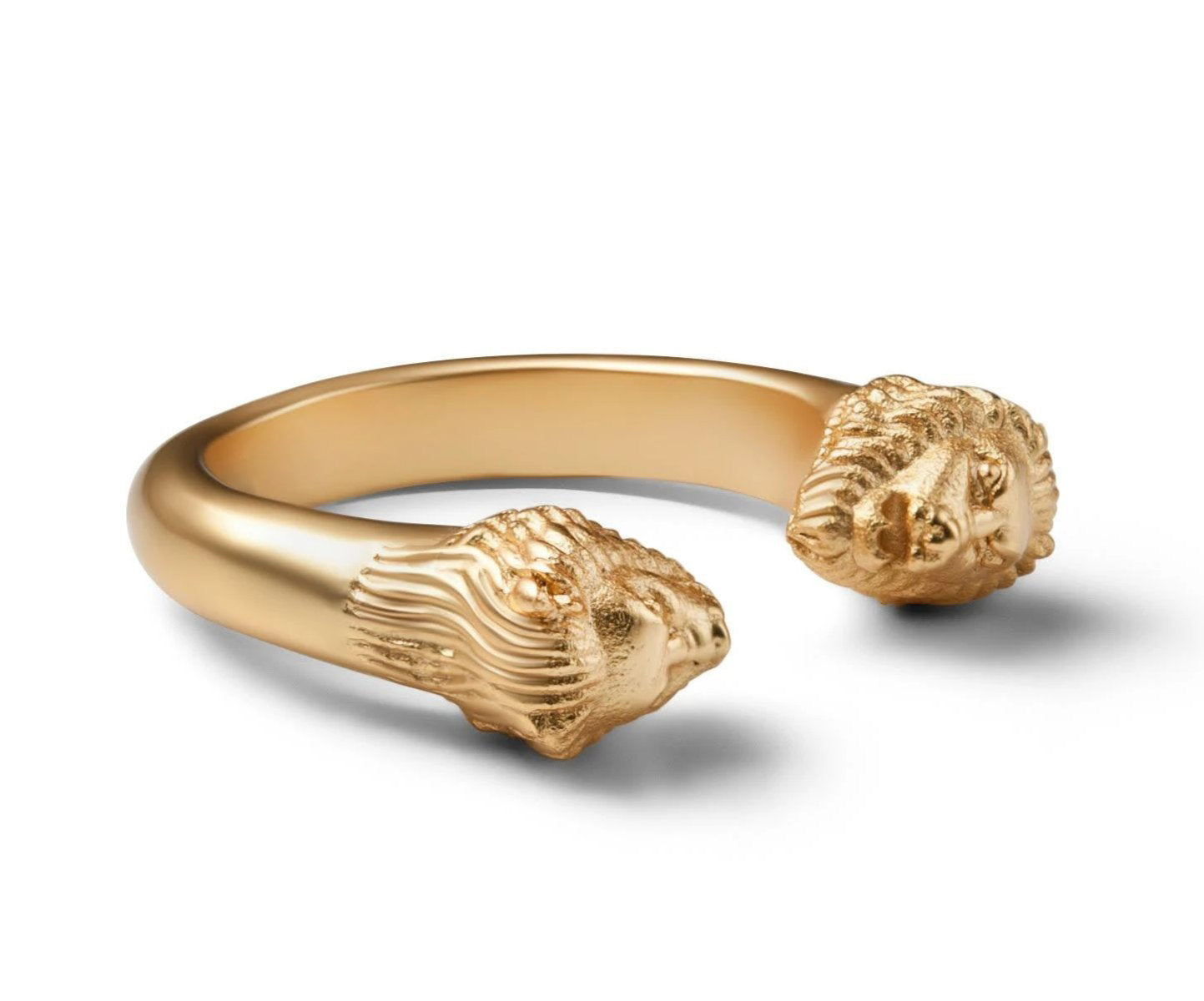 Lion Twin Head Ring