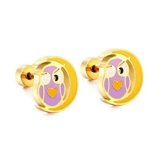 Owls Earrings Set