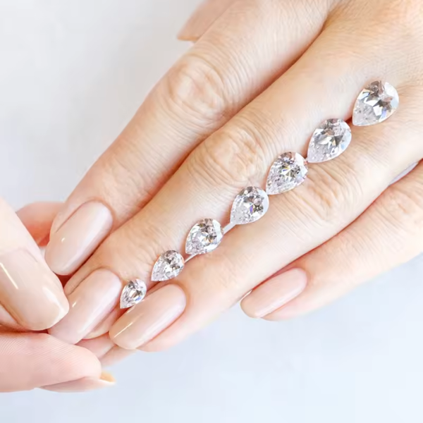 Moissanite Pear Cut