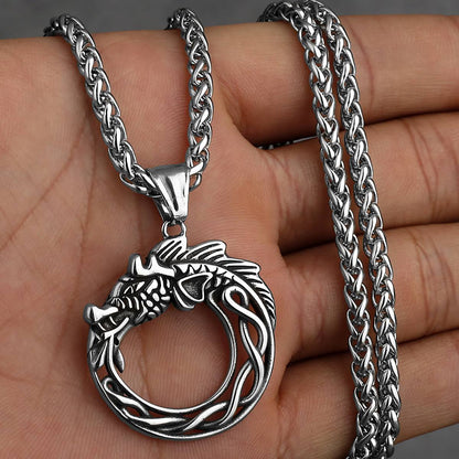 Nordic Dragon Necklace