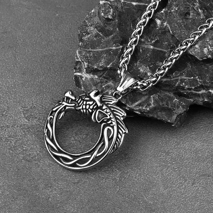 Nordic Dragon Necklace