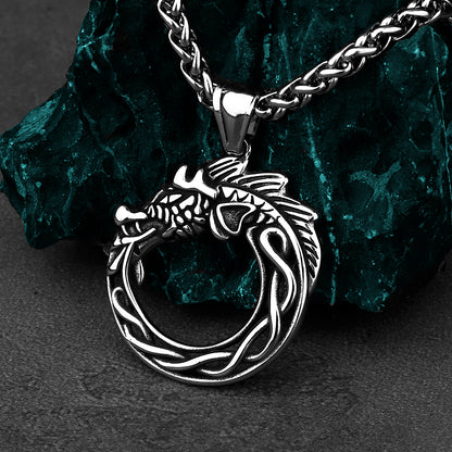 Nordic Dragon Necklace