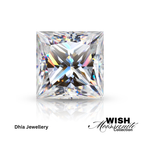 Moissanite - Princess Cut