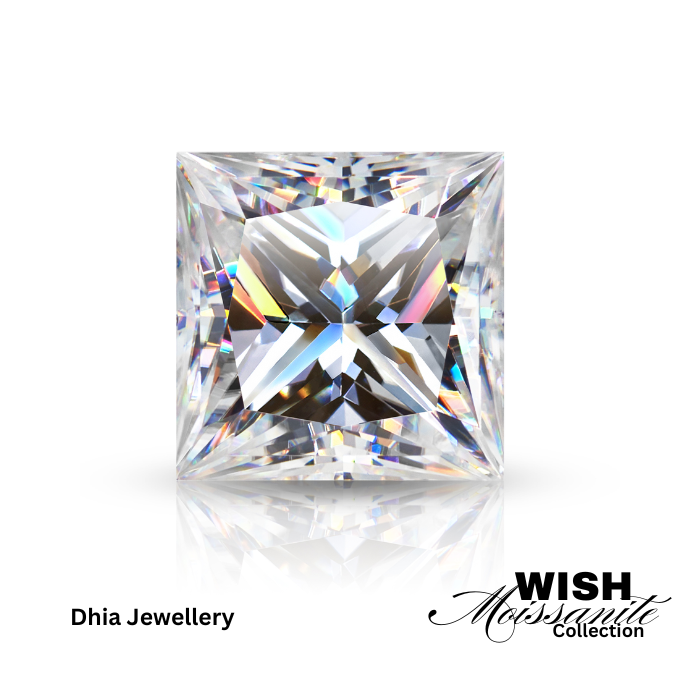 Moissanite - Princess Cut