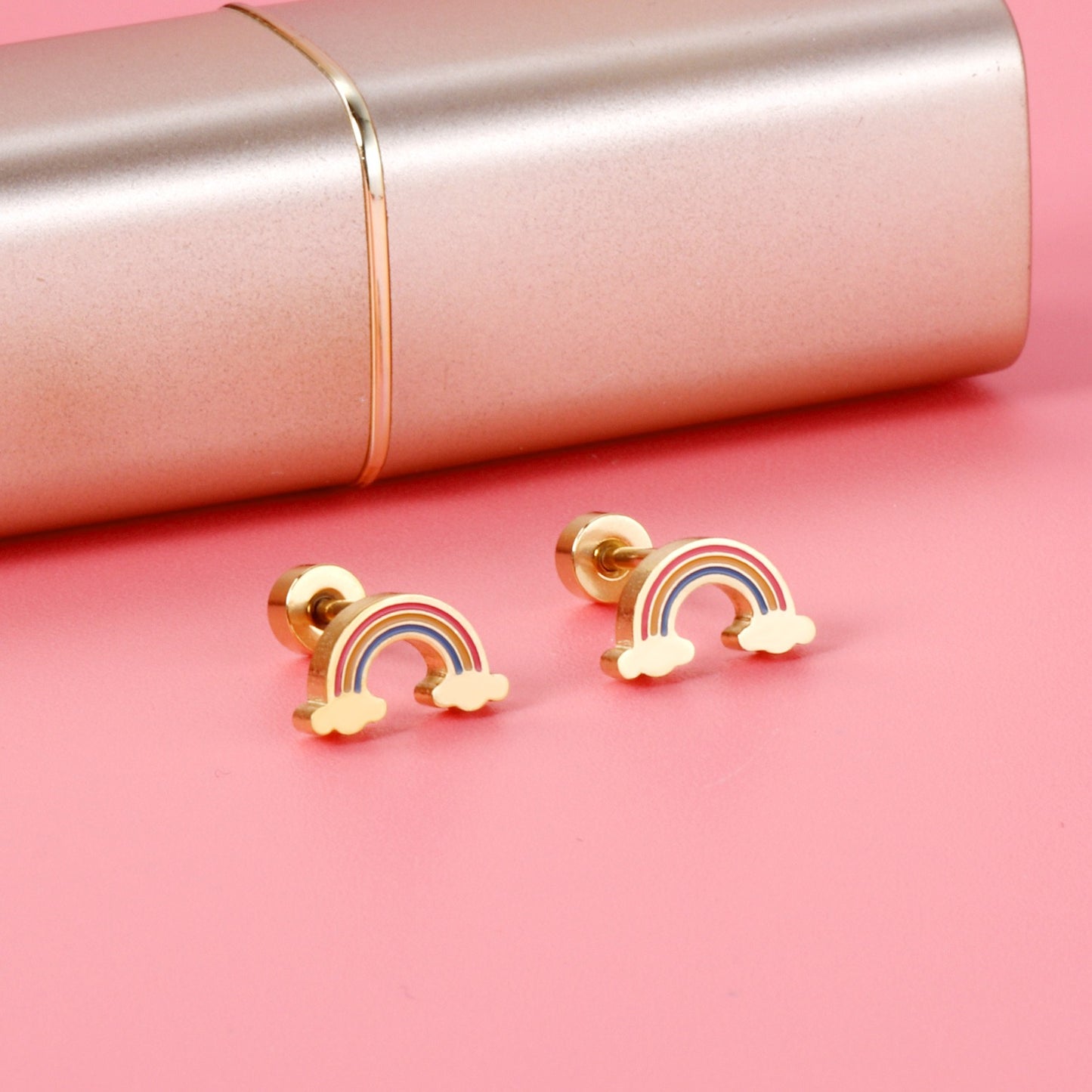 Rainbow Earrings Set