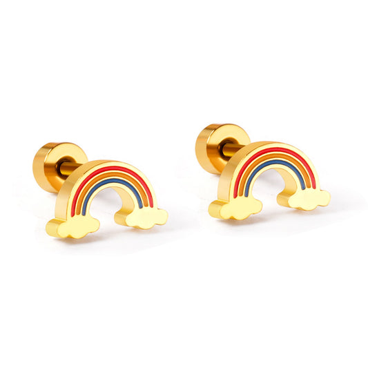 Rainbow Earrings Set