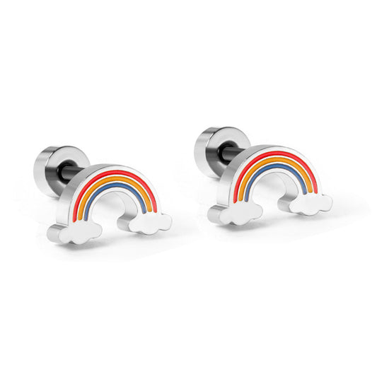 Rainbow Earrings Set