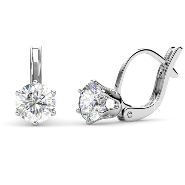 Dhia Casa Drop Earrings Set embellished with Swarovski crystals
