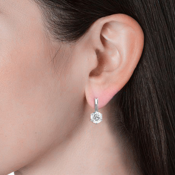 Dhia Casa Drop Earrings Set embellished with Swarovski crystals