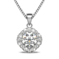 Halo Cluster Necklace