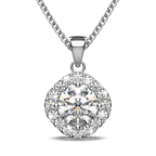 Halo Cluster Necklace