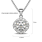 Halo Cluster Necklace