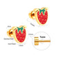 Strawberry Earrings Set