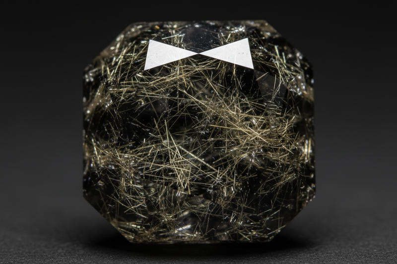 Black Rutilated Quartz Banner