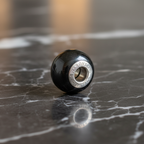 Black Swarovski BeCharmed Bead - Dark Marble