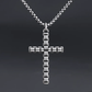 Trendy Block Cross Necklace