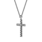 Trendy Block Cross Necklace