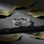 BRQ Silver Ring - Dark Editorial